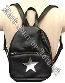 Small pvc rucksack with a star