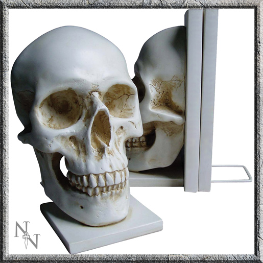 Skull Bookends Set of 2