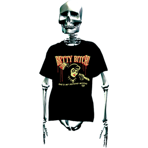Skinny Fit T-shirt Betty Bitch - Vince Ray - Click Image to Close